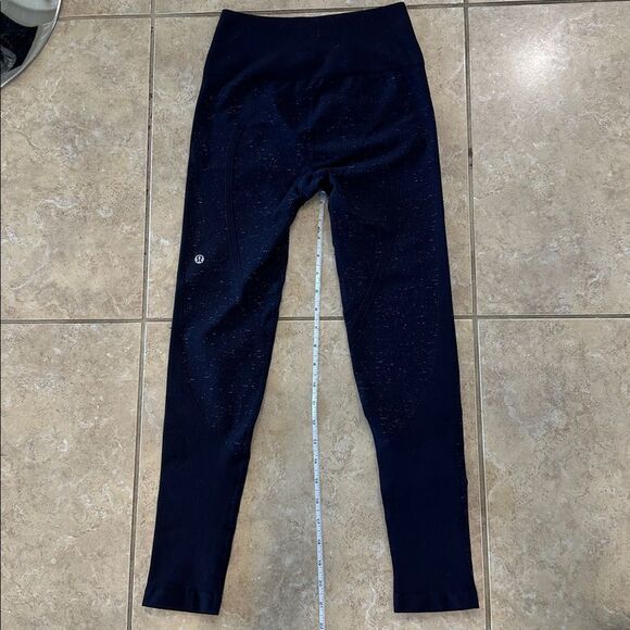 Sparkly Navy Lululemon Size 6 New Leggings - Picture 6 of 6